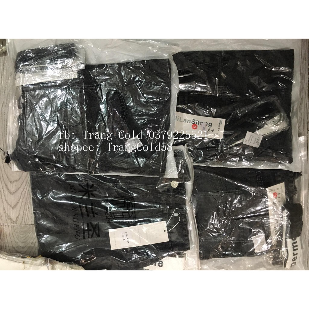 Chân váy bò rách kèm đai xẻ sau hàng loại 1 ( Ảnh thật shop chụp ) | BigBuy360 - bigbuy360.vn