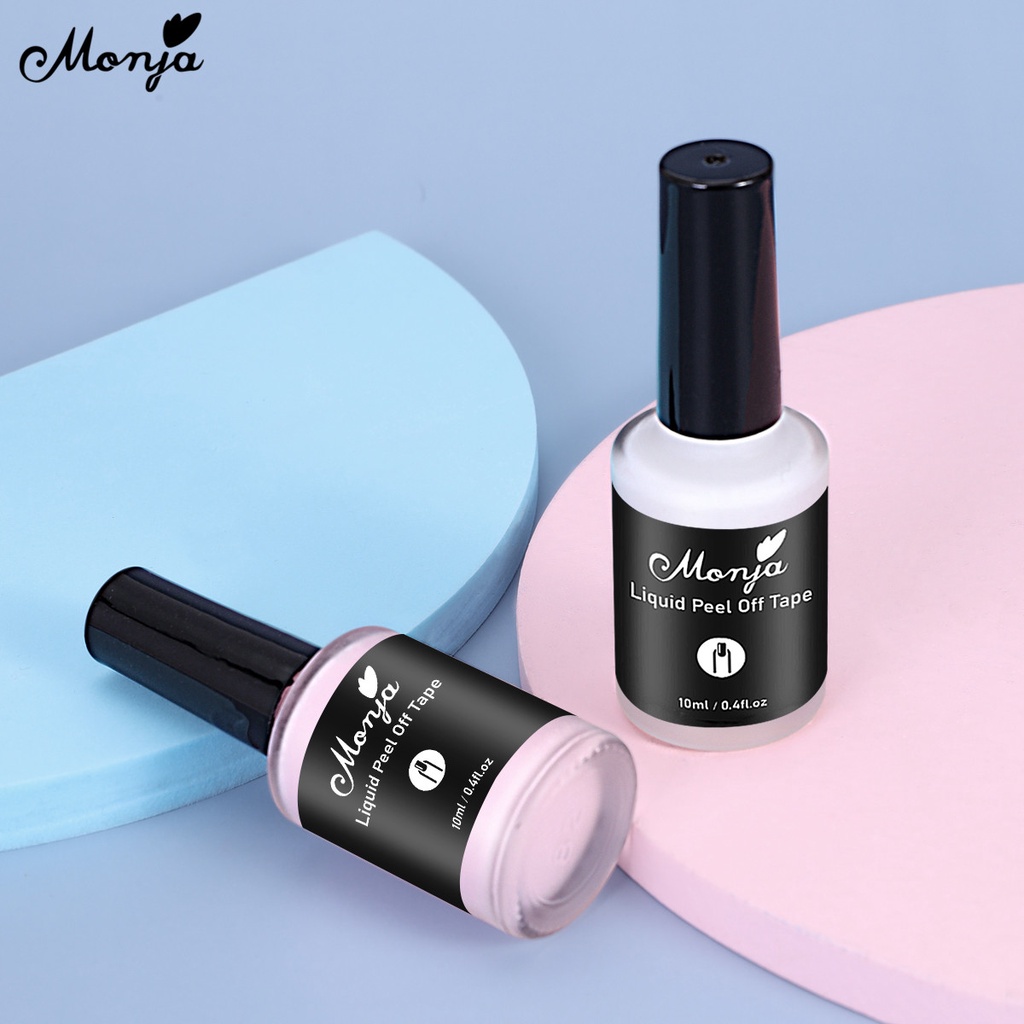 MONJA [Hàng mới về] Keo sơn móng dưỡng ẩm chống lem 10ml dành cho người mới bắt đầu
