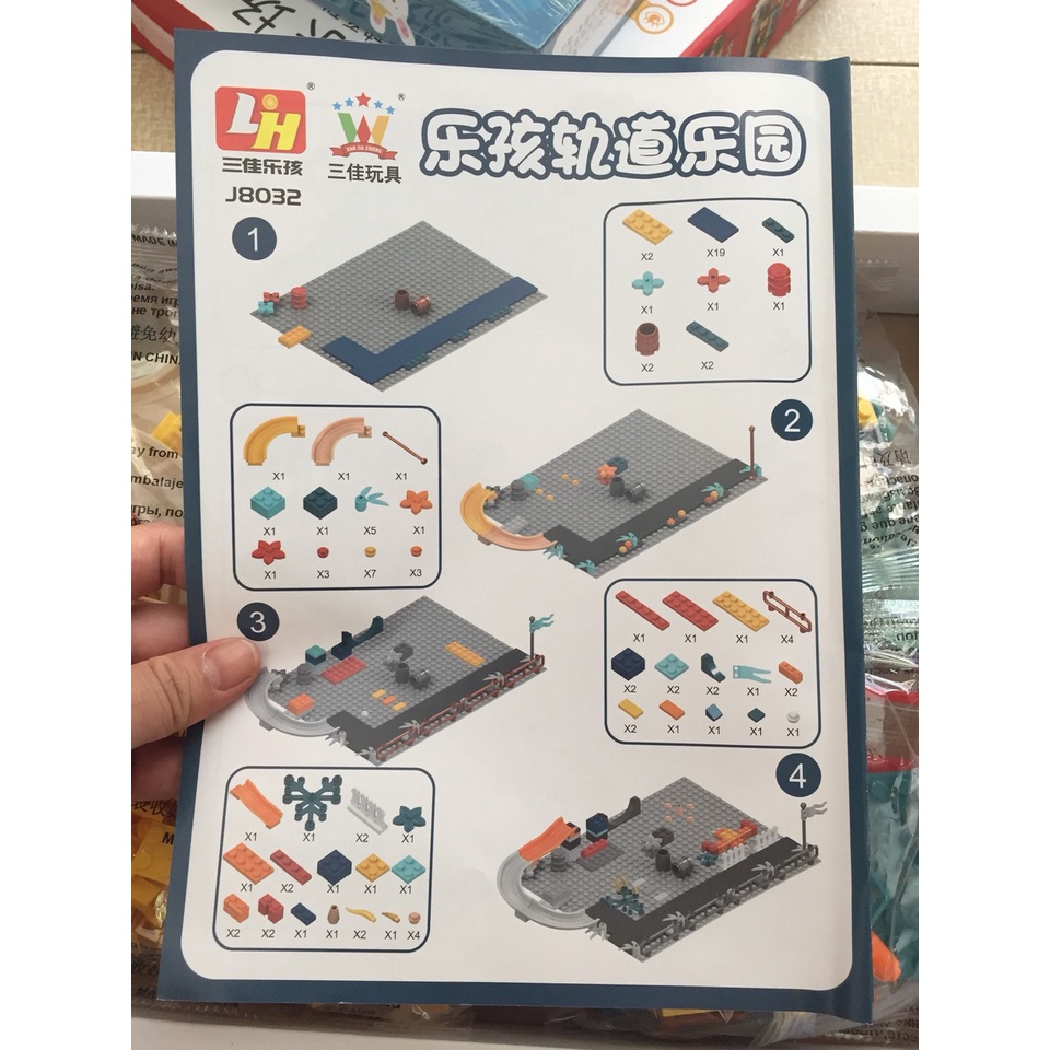 Đồ Chơi Xếp Hình Lắp Ráp Đường Ray 512 Chi Tiết ( Có Kèm Xe) Đồ Chơi L.e.g.o Cho Bé Tamankids