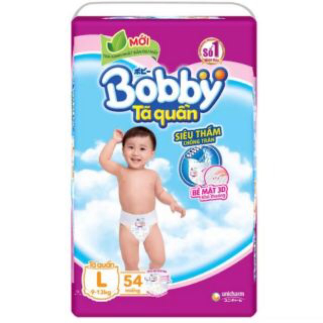 Mẫu trà xanh  Tã quần Bobby  XXL44+6