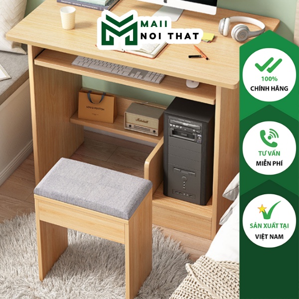 Ghế bàn trang điểm, ghế đôn có đệm phù hợp bàn học - GP138