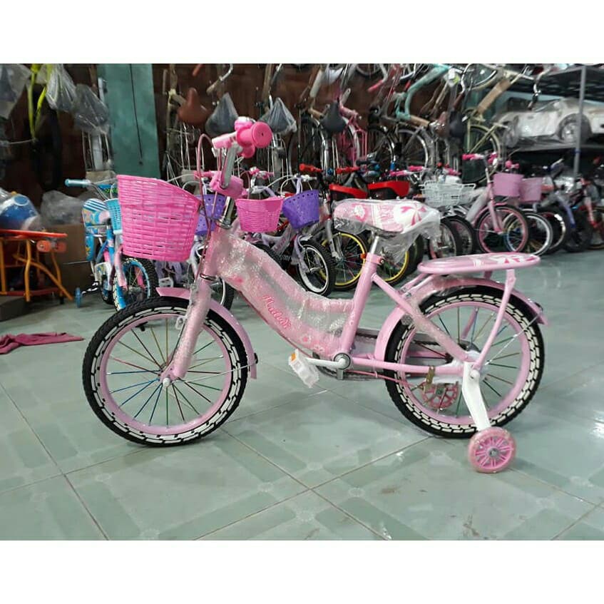 [NHẬP TOY30K GIẢM] Xe đạp nữ Mailedi cho bé gái bánh 16/18 (cho bé 5-7t, 6-9t)