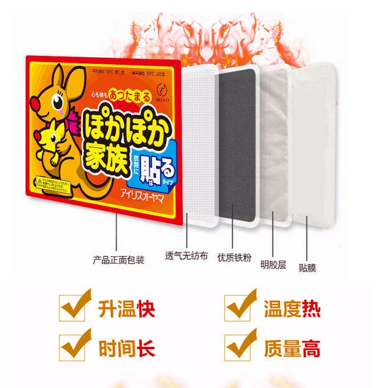 Combo 10 Miếng Dán Giữ Nhiệt Hình Chuột Túi Siêu Ấm