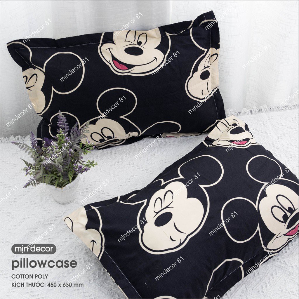 Vỏ gối nằm cotton 3D mềm mại, áo gối nằm cotton poly nhiều họa tiết | BigBuy360 - bigbuy360.vn