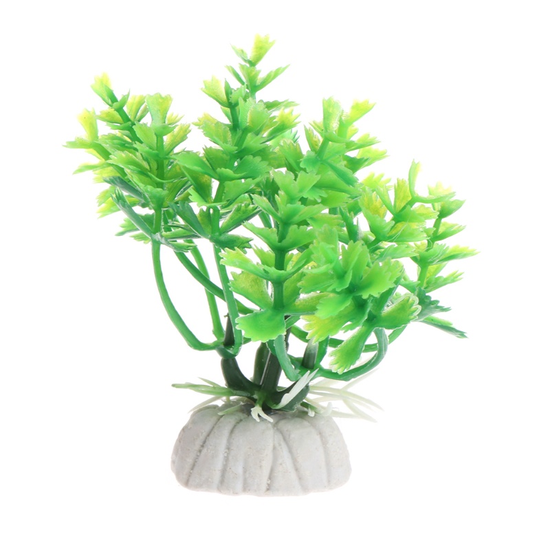 Cây nhân tạo nhiều màu sắc dùng trang trí bể cá