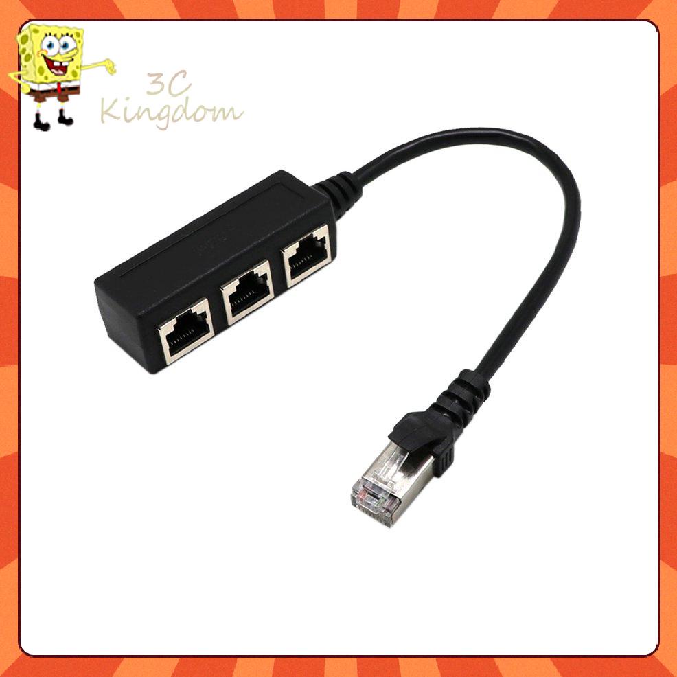 Cáp Chia Cổng Mạng Lan Rj45 1 Male Sang 2 / 3 Female | BigBuy360 - bigbuy360.vn