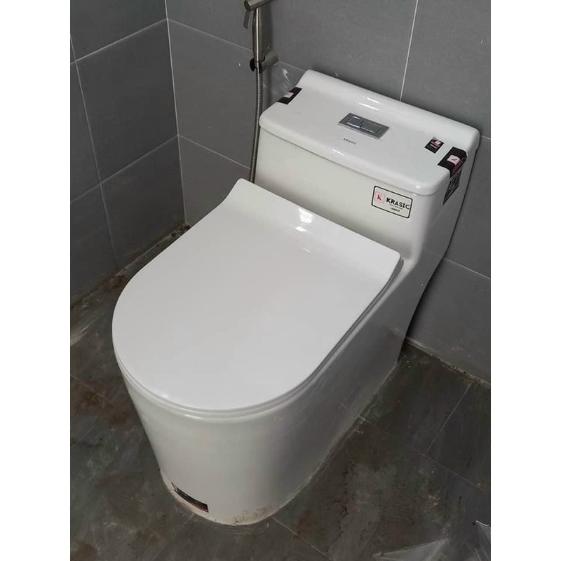 BỒN CẦU LIỀN KHỐI KRASIC K-8017 –  Bảo hành chính hãng. | BigBuy360 - bigbuy360.vn