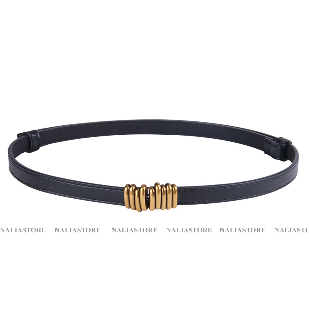 Đai Váy Thắt Lưng Nữ TLNA2, Dây Nịt Nữ Mặt Kim Loại Bản Nhỏ Mẫu Mới