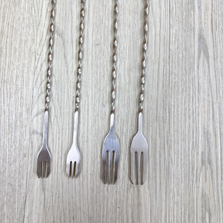 Thìa pha chế bar spoon 26cm hoặc 32cm (thìa bar, muỗng khuấy, thìa khuấy) - Muỗng Pha Chế Bartender