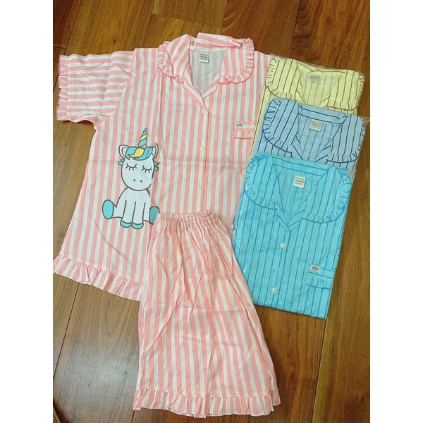 Set bộ pijama kate chuẩn Thái Lan cute (hình thật)