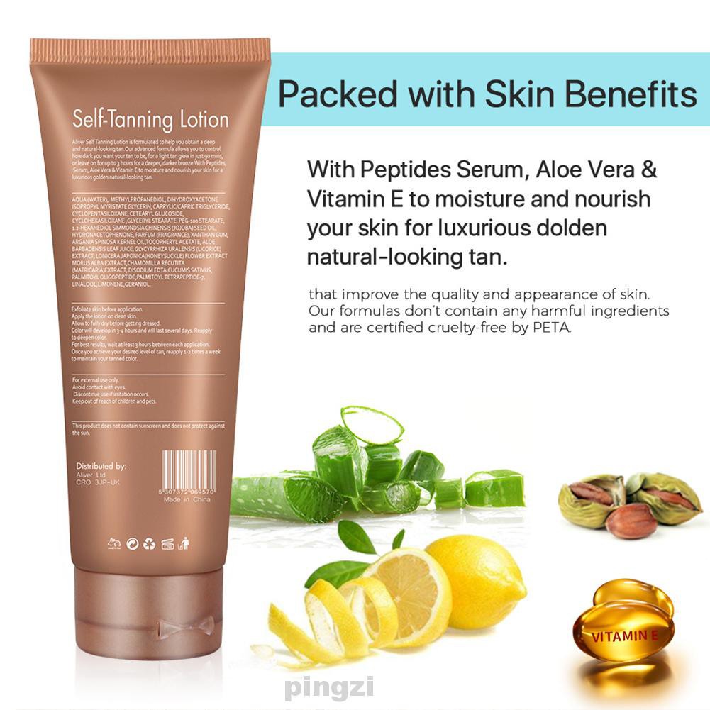 Adult Body Facial Skin Care Stay Bronze Vitamin E Self Tanning Cream