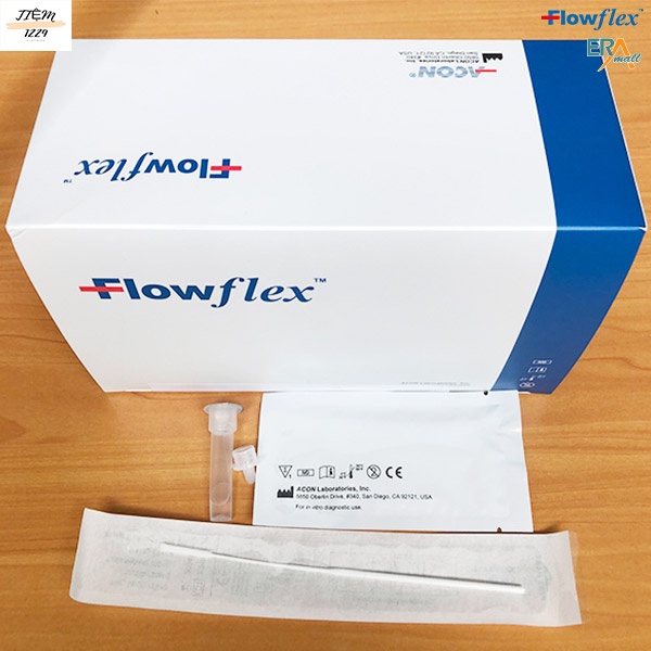 Kit test Nhanh Tại Nhà Flowflex Test Kháng Nguyên - Que Test Mũi Cho 1 lần test