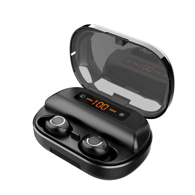 Tai nghe bluetooth cảm ứng Amoi V12 cao cấp âm thanh vòm 8D | BigBuy360 - bigbuy360.vn