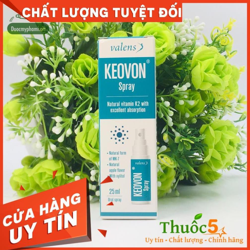 Keovon Spray Vitamin K2 Kích thích phát triển chiều cao cho trẻ em - Chai 25ml
