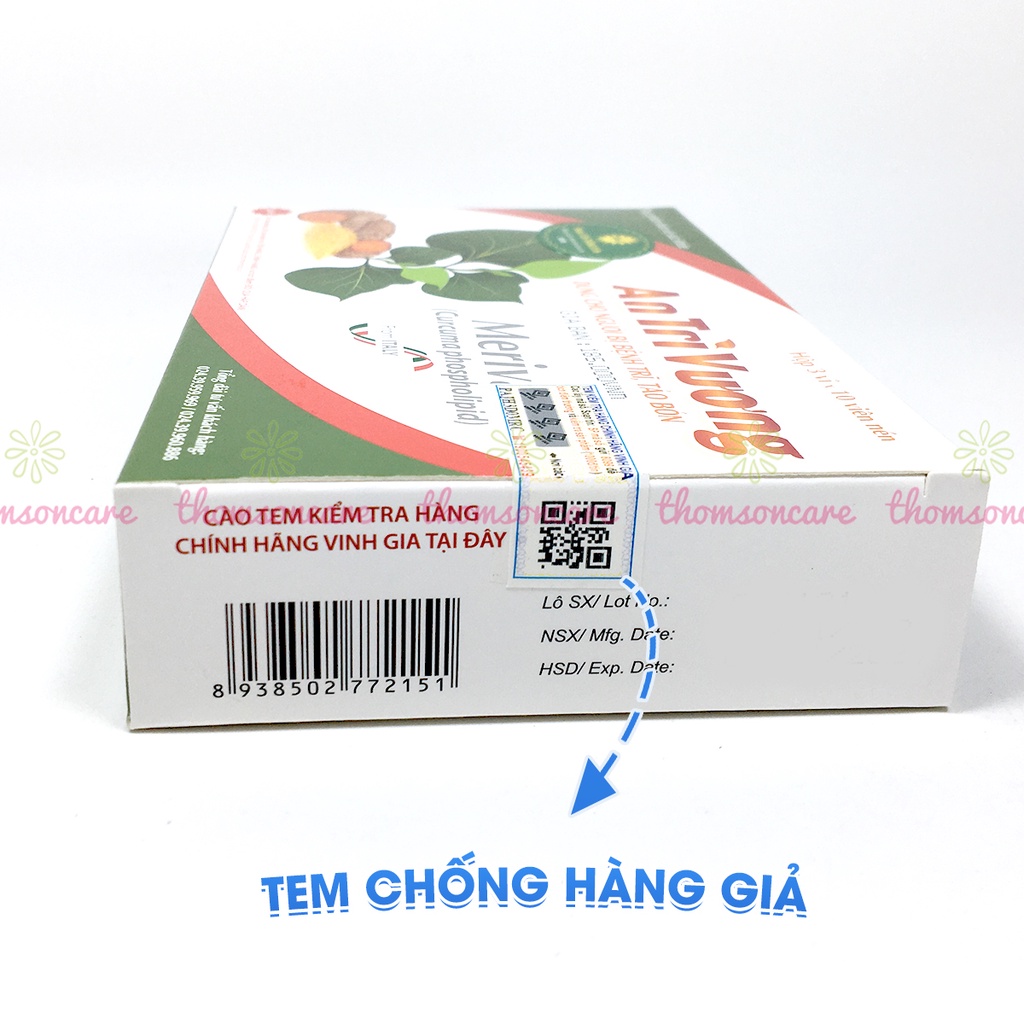 An trĩ vương - Mua 12h tặng 1h bằng tem tích điểm - hỗ trợ giảm táo bón từ cao giấp cá và thảo dược