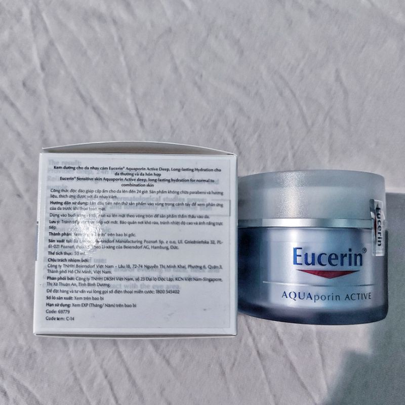 [ CHÍNH HÃNG ] Kem dưỡng ẩm Eucerin AQUAporin Active