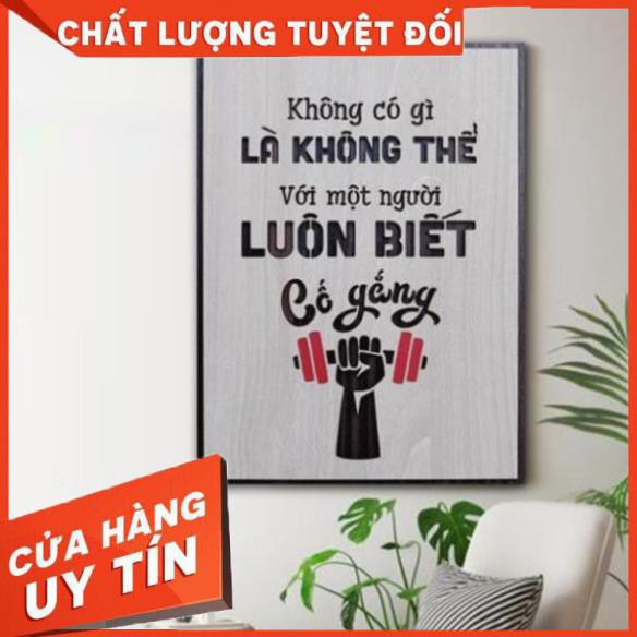 [Giá Mềm] Tranh Decor tạo động lực theo tên slogan những câu nói hay