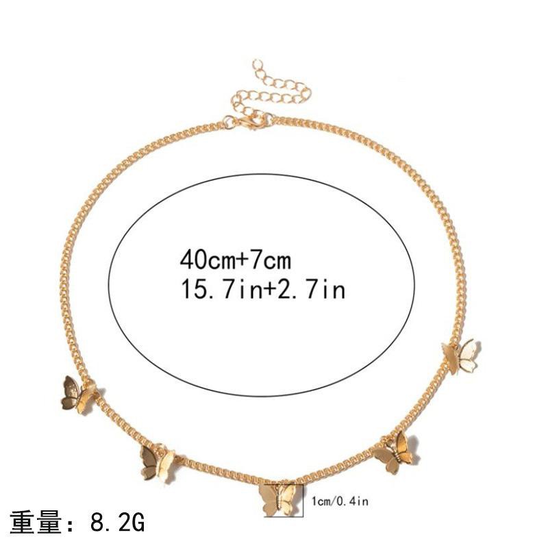 [Mã FASHIONCB232 hoàn tối đa 15K xu đơn 50K] Vòng Cổ Choker Bằng Hợp Kim Mặt Hình Bướm Thời Trang Cho Nữ | BigBuy360 - bigbuy360.vn