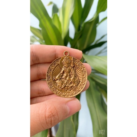 Mặt dây chuyền đồng Đức Liên Hoa Sinh mật tông