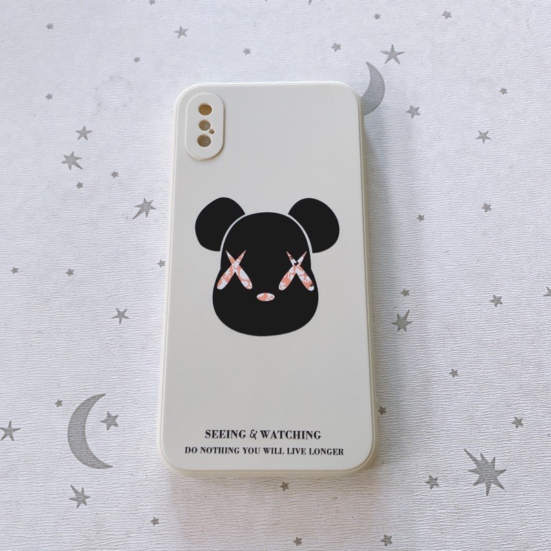 Ốp cạnh vuông in hình viền dẻo iPhone X / iphone Xs