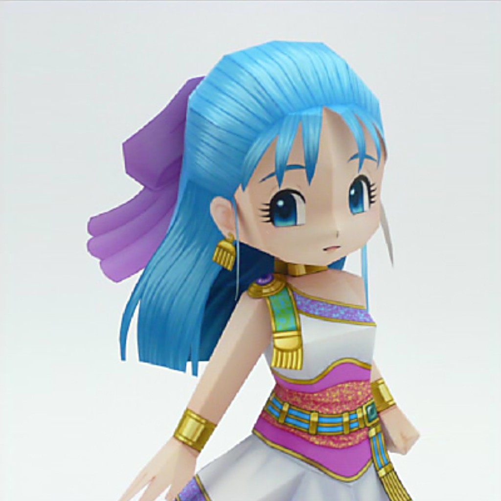 Mô hình giấy Anime Game Nera Briscoletti (Flora) - Dragon Quest V