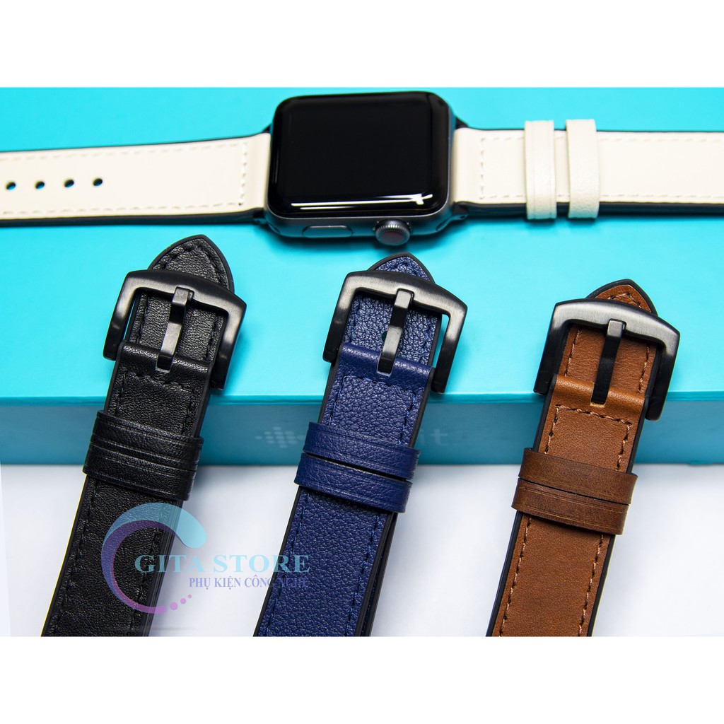 DÂY DA HYBRID CHO ĐỒNG HỒ THÔNG MINH APPLE WATCH 6/5/4/3/2/1 MỚI 2020