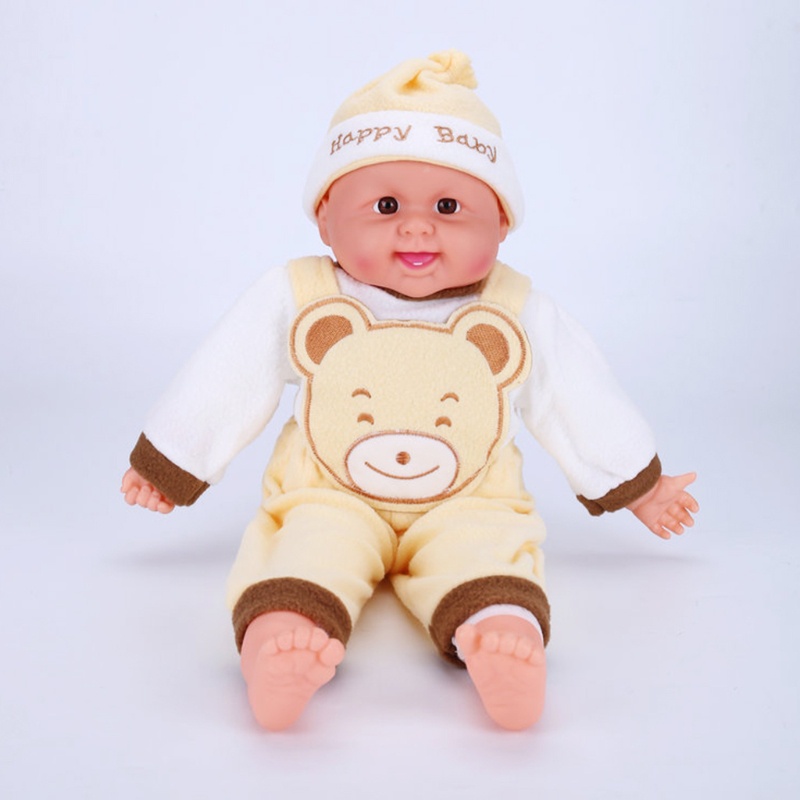 Búp Bê Em Bé Đang Ngủ 50cm Mềm Mại Giống Thật Hình Mặt Cười