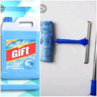 Combo can lau kính 4L và bộ gạt kính siêu sạch