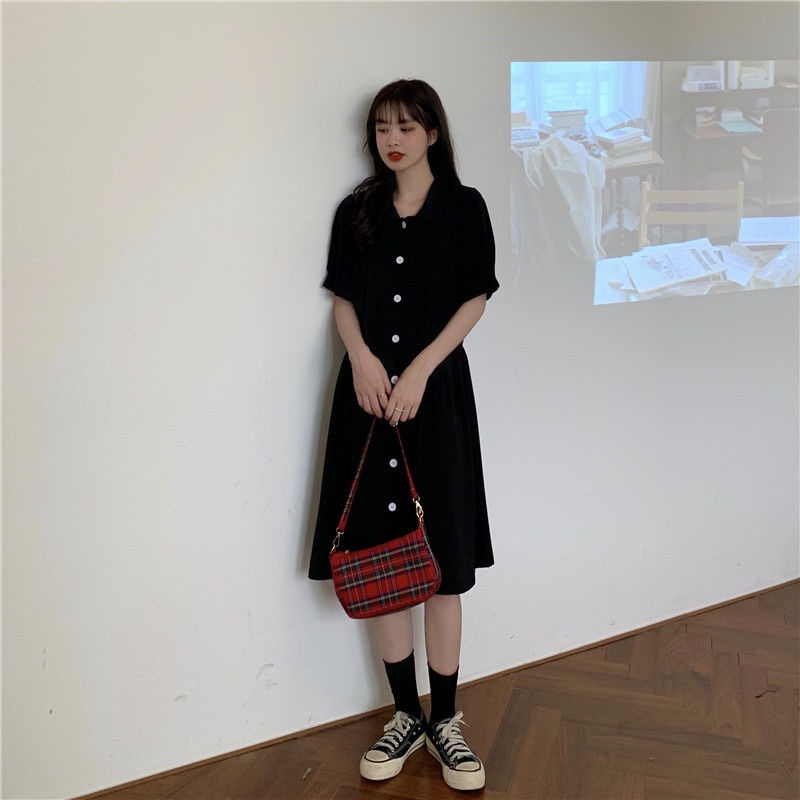 Đầm Polo dáng rộng thiết kế mới thời trang mùa hè theo phong cách hàn quốc cho nữ