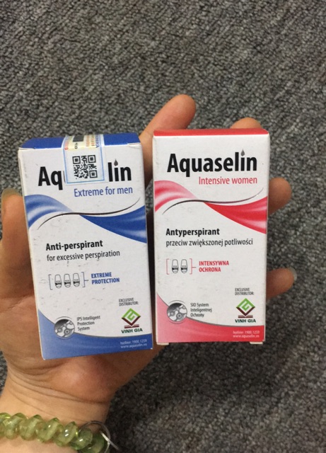 Lăn khử mùi Aquaselin 20ml ( không mùi )