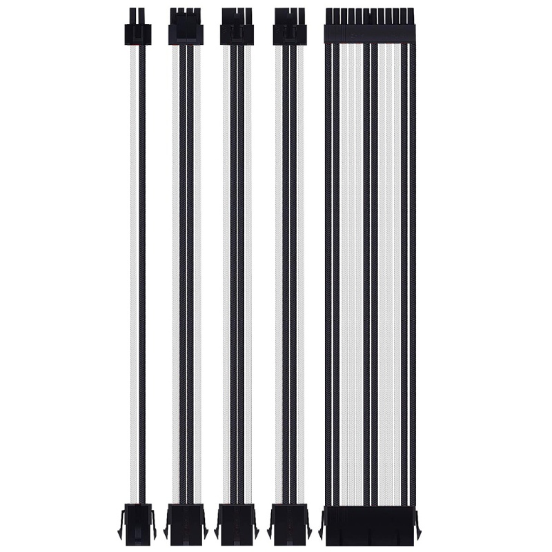 Dây Cáp Nguồn Mở Rộng 24Pin Atx / 8Pin EPS / 4Pin EPS / 8Pin PCI-E PSU Chất Lượng Cao
