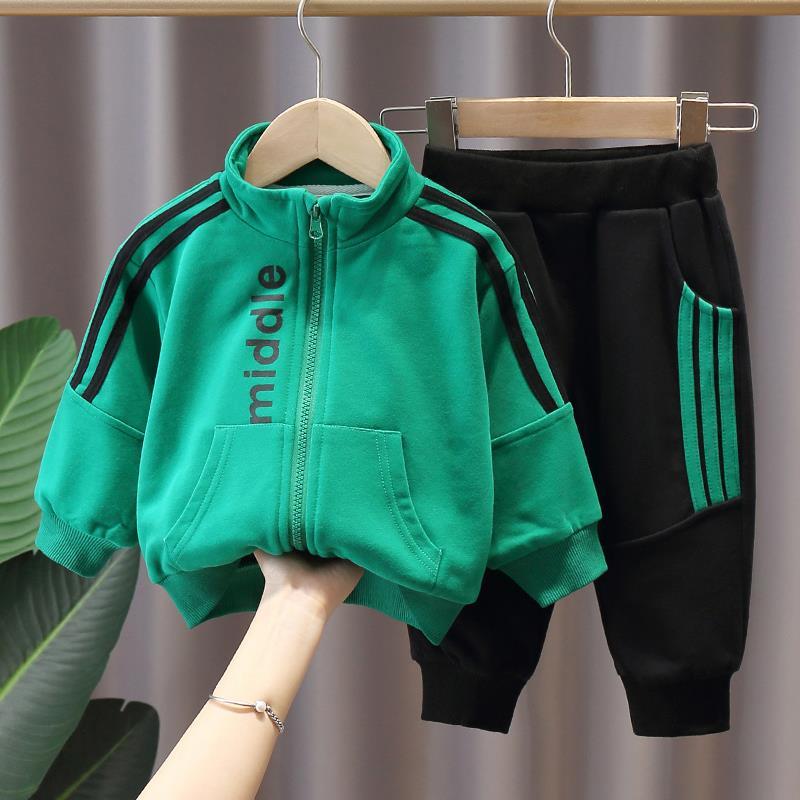 Bộ Quần Áo Thiết Kế Mới Thời Trang Mùa Xuân Thu 2020 Dành Cho Bé Trai