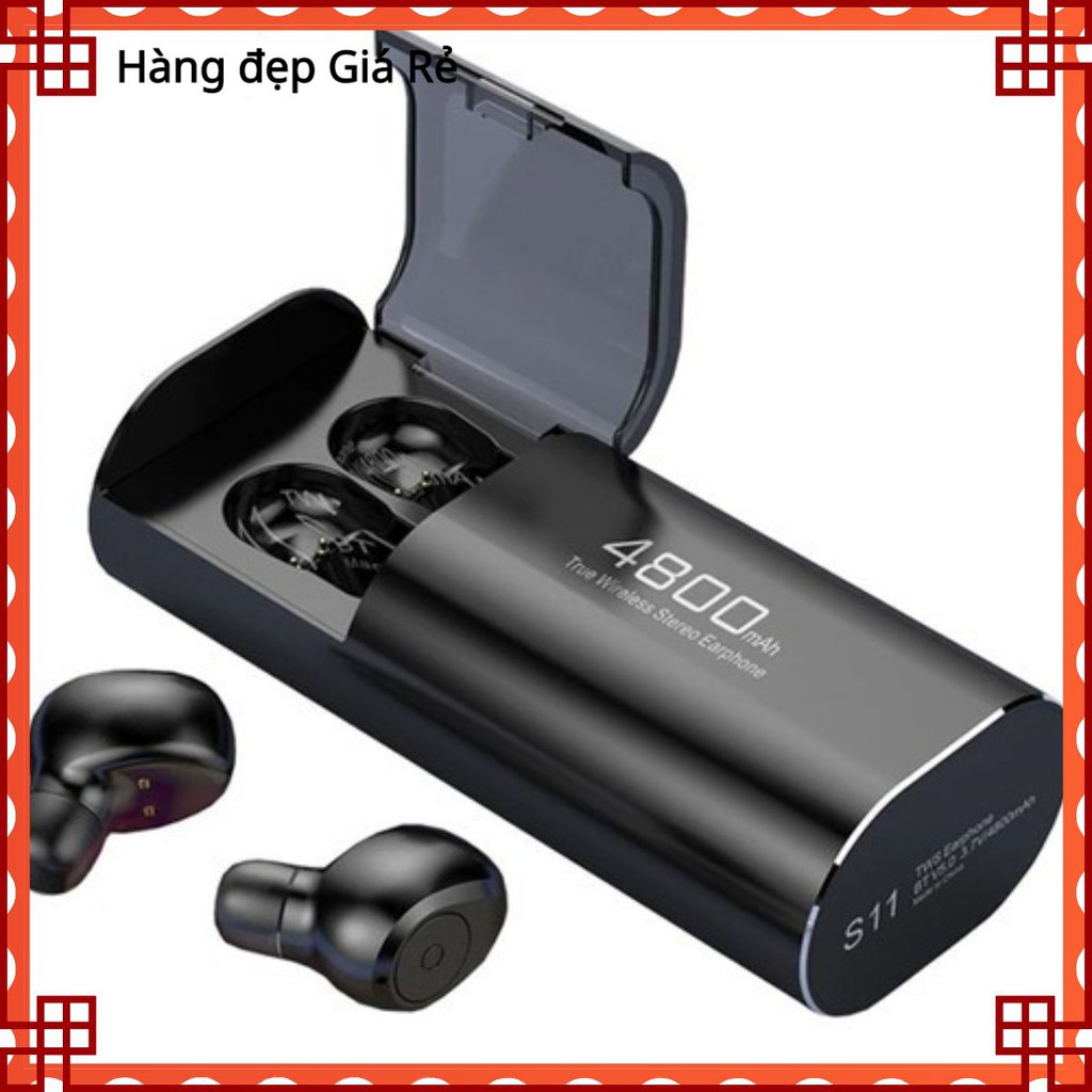 Tai nghe Bluetooth Không Dây Nhét Tai Kiêm Sạc Dự Phòng Amoi S11 TWS Nâng Cấp Hơn i7, i9, i12, F9, F9 Pro ST.Shop.11 | BigBuy360 - bigbuy360.vn