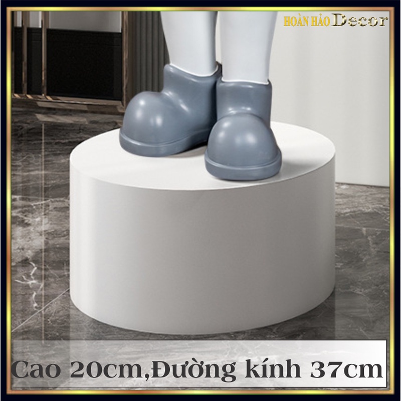 Đế đôn cao 20cm dế đôn tượng gấu beabrick đế đôn đặt tượng bearbricjk bê khay đế trưng bày sản phầm