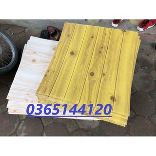 Ốp dán tường giả vân gỗ , hàng đẹp giá tốt 70x77x6mm