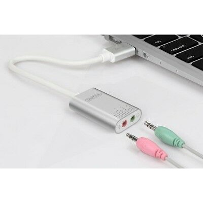 USB sound UNITEK Y247 -Chuyển cổng USB ra 2 cổng âm thanh và micro jack 3.5mm