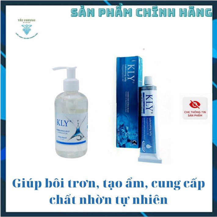 Gel bôi trơn gốc nước KLY, giúp bôi trơn quan hệ, tạo độ ẩm tư nhiên, cung cấp chất nhờn 42g,82g,250ml
