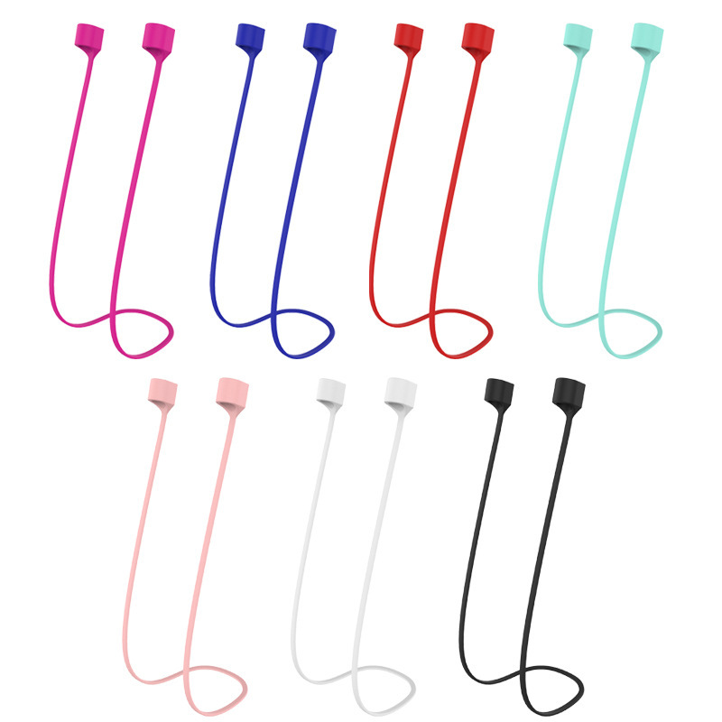 Suitable For Airpods Magnetic Silicone Cord Accessories Apple Second Generation Bluetooth Headset Magnetic Anti Loss Cord