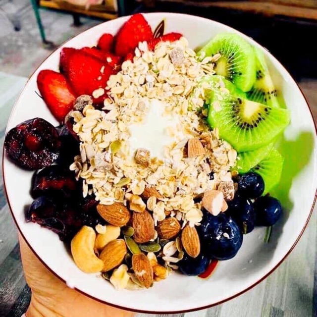 Hộp 500gr Ngũ Cốc Giảm Cân, Tăng Cân Mix Hạt Hoặc Hoa Quả Sấy- 2 HỘP TẶNG BÁT THÌA | BigBuy360 - bigbuy360.vn