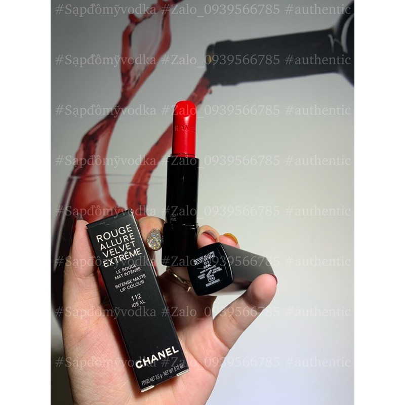 [Auth 110-112] Son lì CHANEL Rouge Allure Velvet Ẽxtreme, fullsize 3,5g, dòng siêu lì mới nhất