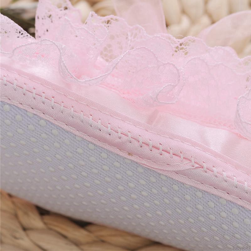 Giày búp bê phối ren xinh xắn cho bé gái