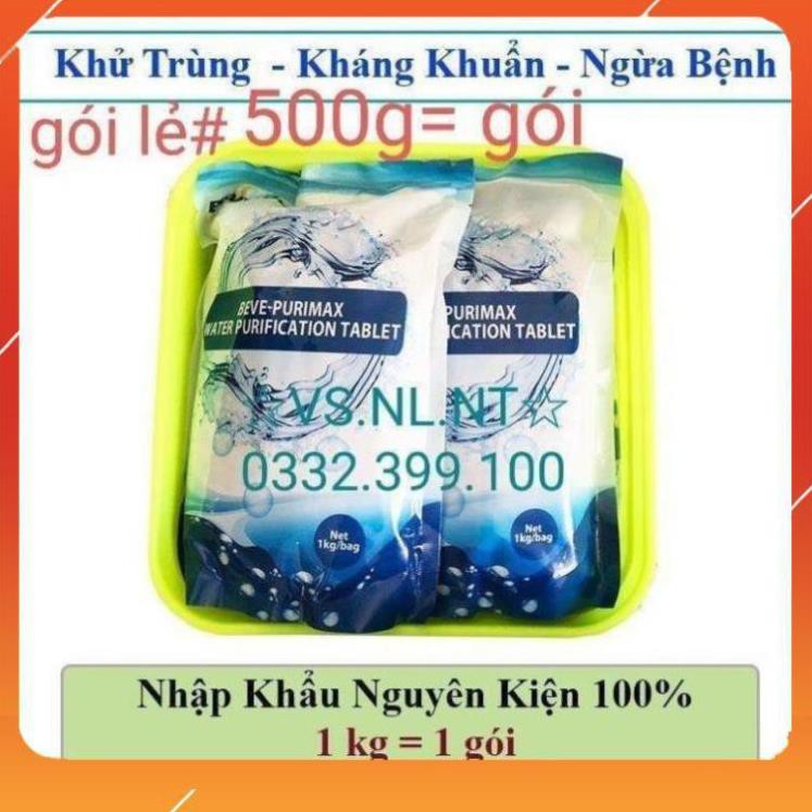 Sát Khuẩn Nấm,Vi Khuẩn.. Hồ Cá Koi Thế Hệ Mới,An Toàn-Không Mất Tảo#gói 1kg !