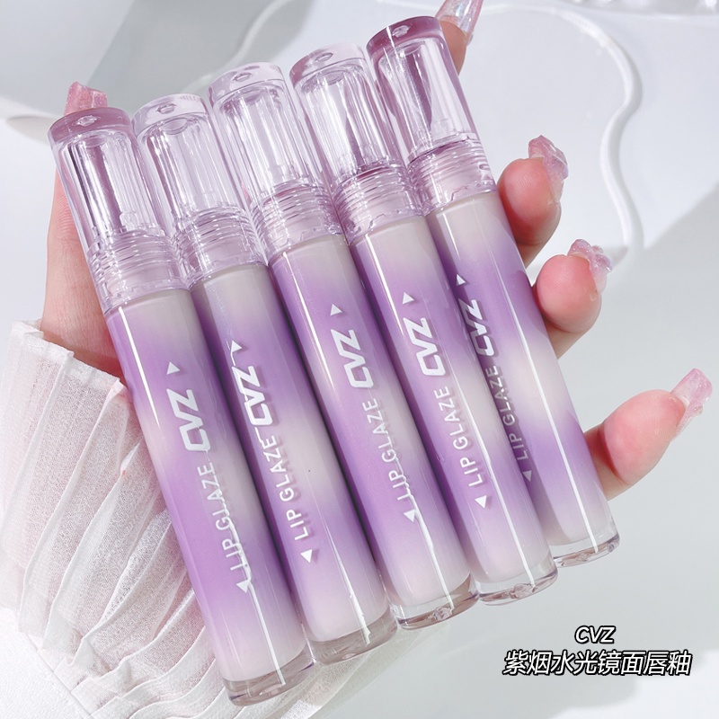 Son Bóng Dạng Lỏng Dưỡng Ẩm Lâu Trôi Chống Thấm Nước Màu Tím CVZ NO.C149