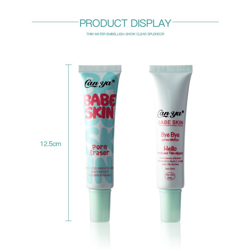 [Hàng mới về] Kem Nền Canya Dạng Lỏng Dưỡng Ẩm Làm Sáng Da mm