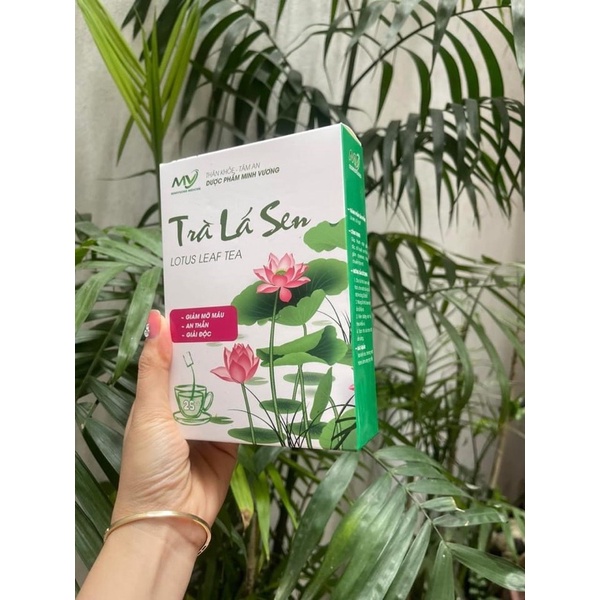 Trà lá sen thơm ngon giảm cân dễ ngủ 1 hộp 15 túi nhúng