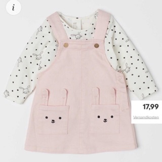 Set yếm thỏ Hm hàng tqxk