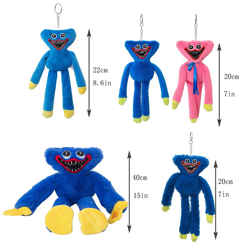 Huggy 20/22/40cm Blue Pink Wuggy Plush Toy Poppy Playtime Game Pendant Doll Plushie Gifts