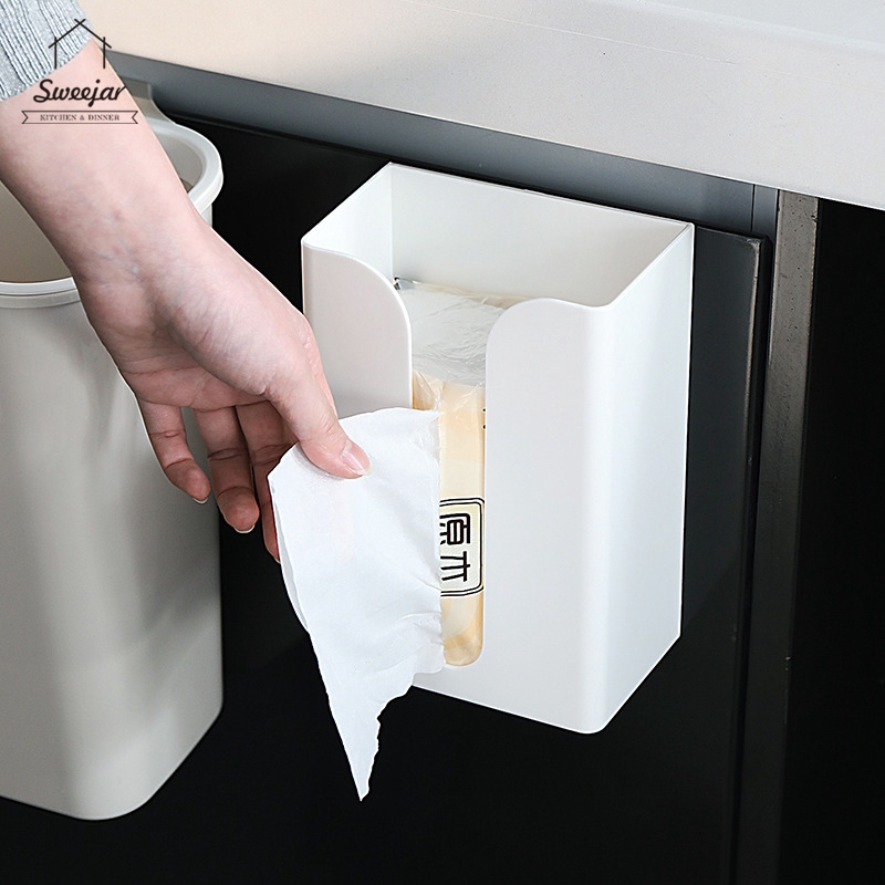 Hộp đựng khăn giấy SWEEJAR bằng nhựa đa năng đơn giản tiện dụng cho nhà bếp