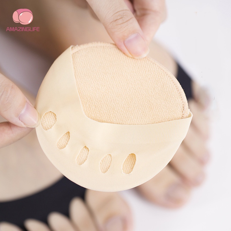 Tất Xỏ Ngón Chống Trượt Thoáng Khí Dùng Mang Giày Cao Gót