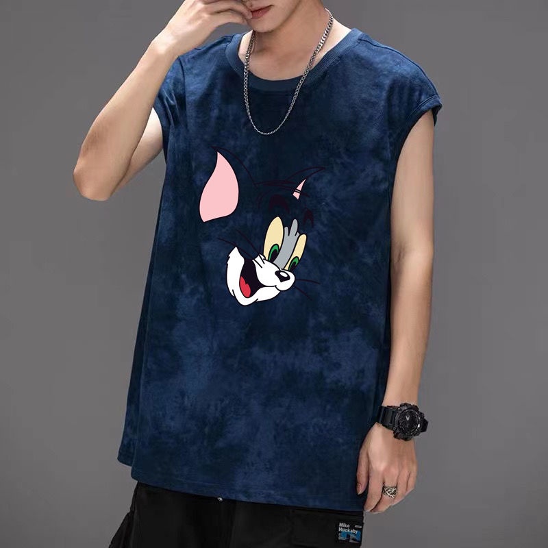 Áo Thun Ba Lỗ Thể Thao Dáng Rộng Thời Trang Mùa Hè Dành Cho Nam